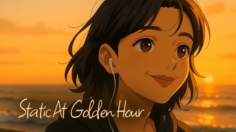 Static at golden hour